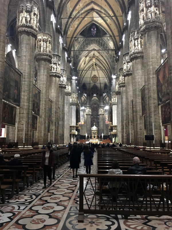 Milan Duomo intérieur