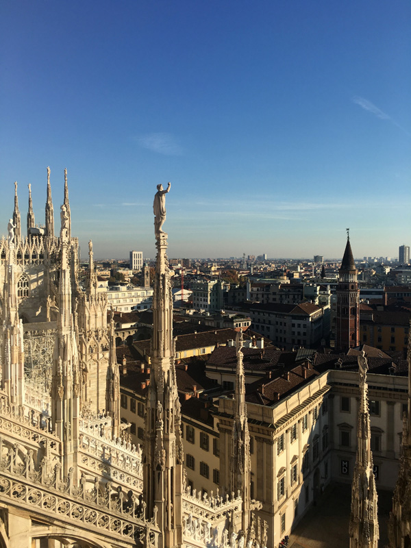 Milan Duomo toits