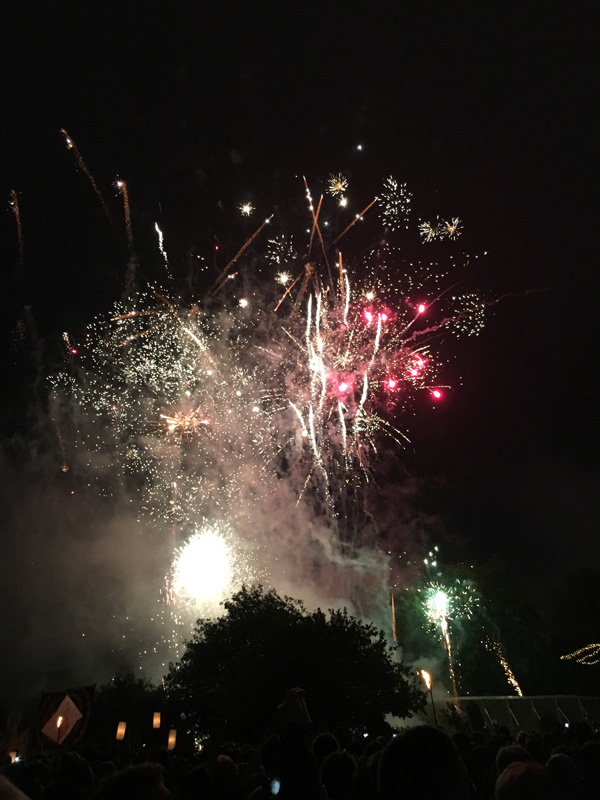 "Glastonbury fireworks"